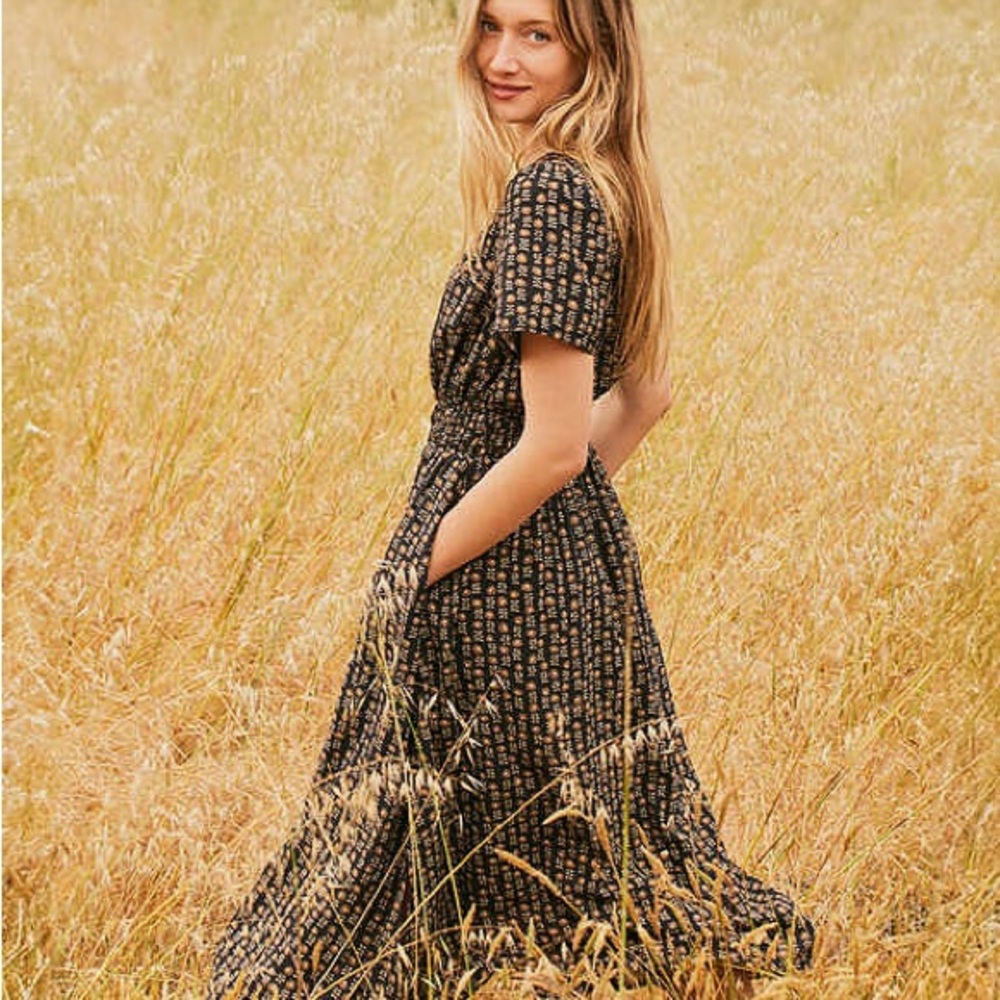 Annika midi dress marine layer